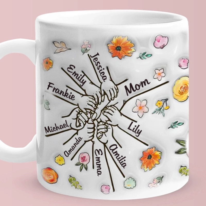 送给温馨家庭的特别礼物-花卉主题3D立体定制马克杯 (8) 送给温馨家庭的特别礼物-花卉主题3D立体定制马克杯 (8)