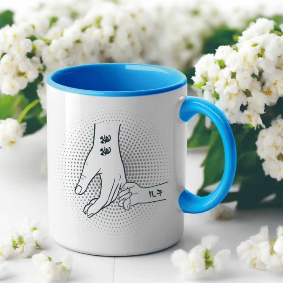 送给新手妈妈的温馨礼物-母子牵手主题定制马克杯 (3) 送给新手妈妈的温馨礼物-母子牵手主题定制马克杯 (3)