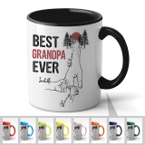 送给最棒爷爷的特别礼物-多彩手印主题3D立体定制马克杯 (4)