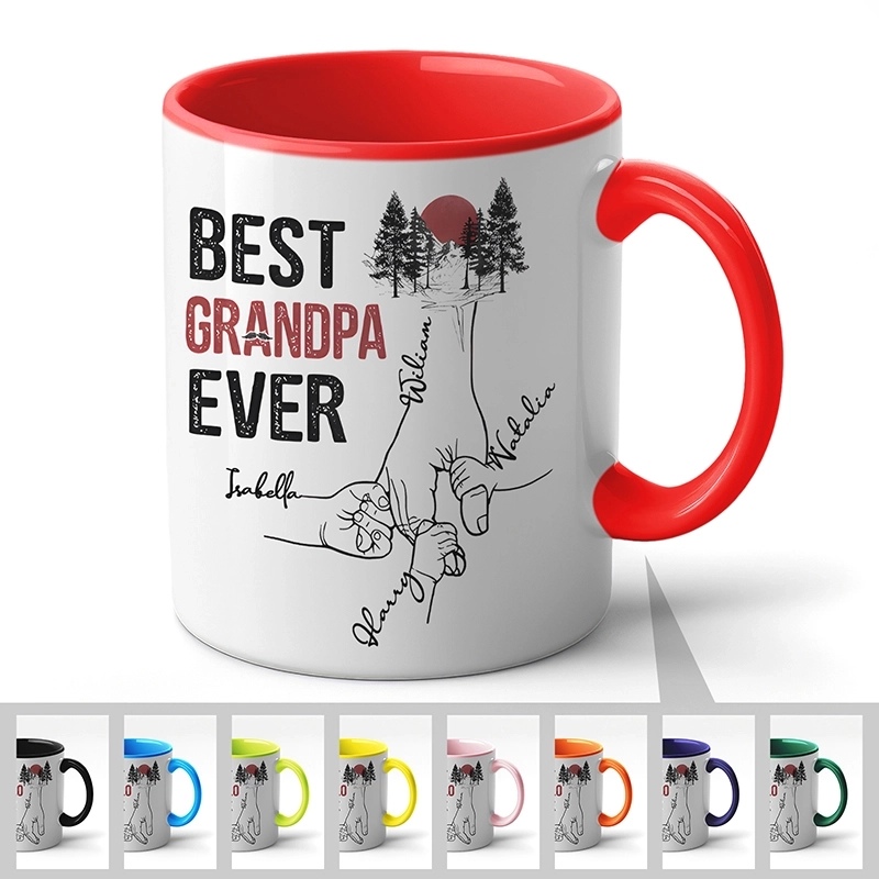 送给最棒爷爷的特别礼物-多彩手印主题3D立体定制马克杯 (5) 送给最棒爷爷的特别礼物-多彩手印主题3D立体定制马克杯 (5)