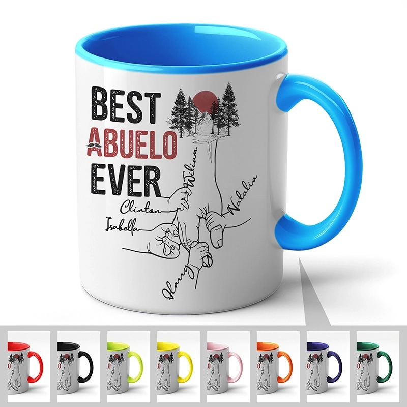 送给最棒爷爷的特别礼物-多彩手印主题3D立体定制马克杯 (6) 送给最棒爷爷的特别礼物-多彩手印主题3D立体定制马克杯 (6)