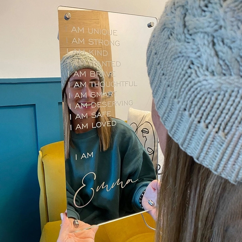 个性化定制亚克力镜面镜子灯-RGB幻彩遥控控制 (6)