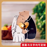 送给情侣的甜蜜礼物-UV打印定制刻字木制情侣拼图摆件 (7) 送给情侣的甜蜜礼物-UV打印定制刻字木制情侣拼图摆件 (7)