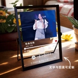 个性化 Spotify 代码照片相框 - 自定义带相片封面的亚克力音乐牌 - 独特的桌面装饰，送给她的定制礼物 (3)