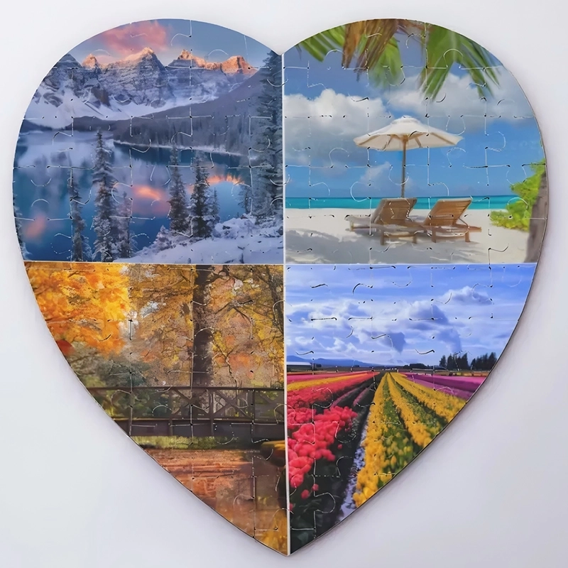 定制心形拼图75片-创意彩色拼图,完美纪念每个美好时刻 (2) 定制心形拼图75片-创意彩色拼图,完美纪念每个美好时刻 (2)