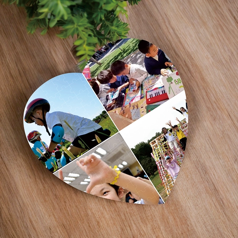 定制心形拼图75片-创意彩色拼图，完美纪念每个美好时刻 (4)