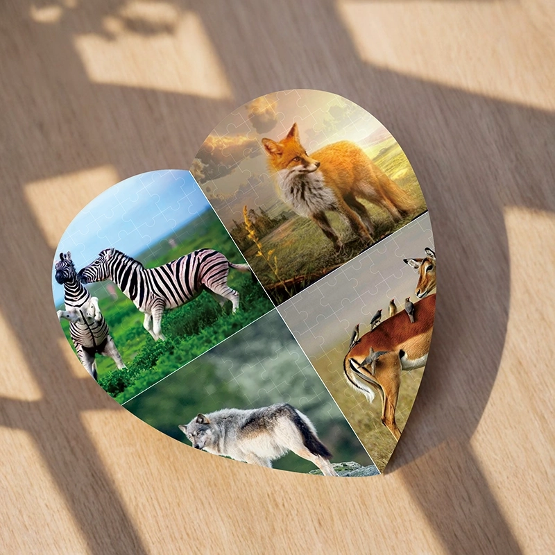 定制心形拼图75片-创意彩色拼图，完美纪念每个美好时刻 (5)