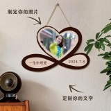 个性化定制心形照片墙挂饰 - 纪念特别时刻的最佳礼品 (2)