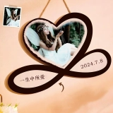 个性化定制心形照片墙挂饰 - 纪念特别时刻的最佳礼品 (4)