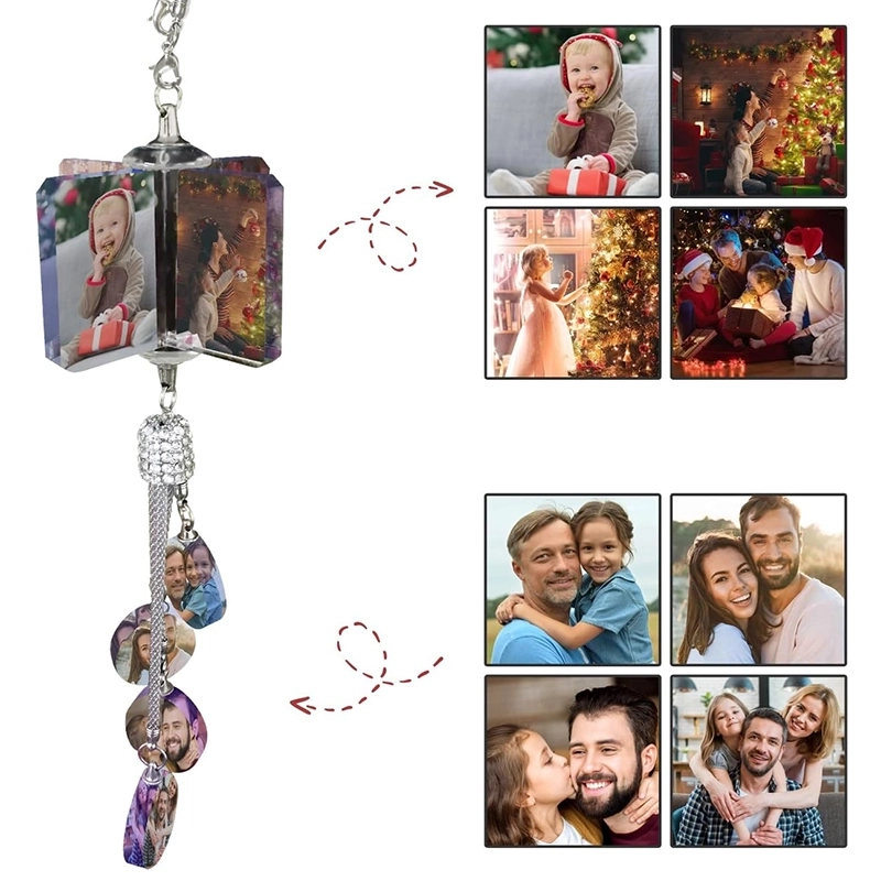 个性定制书页款水晶汽车挂饰-打造您的专属车内装饰 (6) 个性定制书页款水晶汽车挂饰-打造您的专属车内装饰 (6)