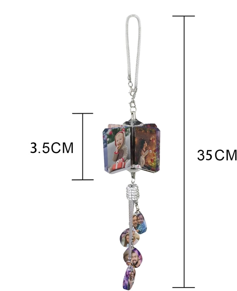 个性定制书页款水晶汽车挂饰-打造您的专属车内装饰 (8) 个性定制书页款水晶汽车挂饰-打造您的专属车内装饰 (8)