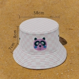 适合年轻女孩和女士的可爱蝾螈格子水桶帽-柔软舒适的动物艺术设计 (5) 适合年轻女孩和女士的可爱蝾螈格子水桶帽-柔软舒适的动物艺术设计 (5)