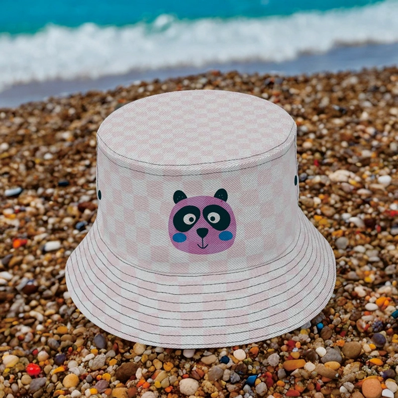 适合年轻女孩和女士的可爱蝾螈格子水桶帽-柔软舒适的动物艺术设计 (6) 适合年轻女孩和女士的可爱蝾螈格子水桶帽-柔软舒适的动物艺术设计 (6)