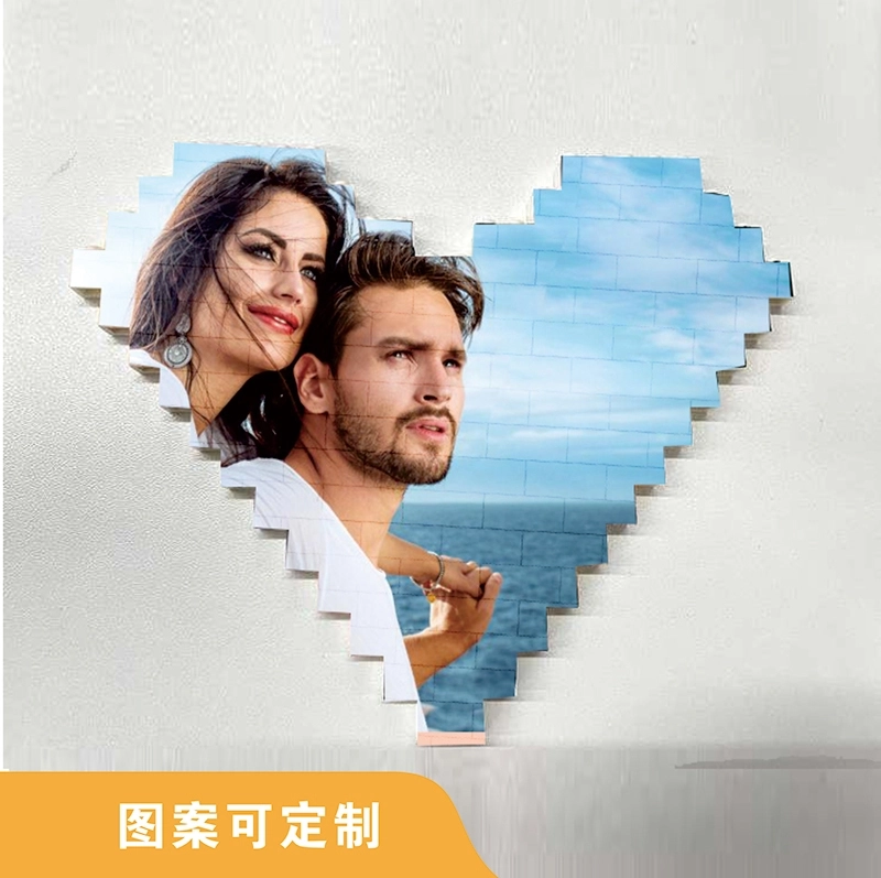 送给挚爱的节日礼物 - 定制图案文字爱心积木双面印刷拼图 (3) 送给挚爱的节日礼物 - 定制图案文字爱心积木双面印刷拼图 (3)