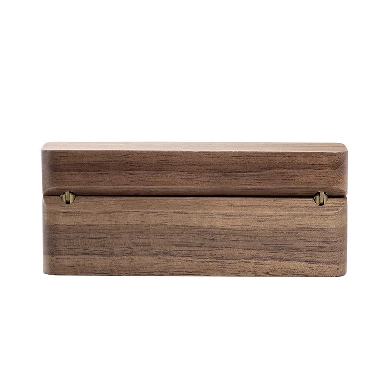 定制翻盖胡桃木戒指盒-专属刻字双孔戒指盒，适用于订婚、求婚、纪念日和情人节 (7)