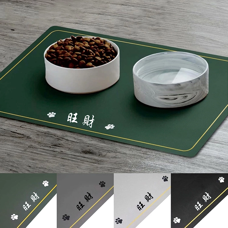 个性化刻字宠物餐垫 绿色防水宠物垫 (3) 个性化刻字宠物餐垫 绿色防水宠物垫 (3)