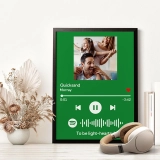 个性化 Spotify 代码音乐木框画 - 定制背景颜色和文字 (3)