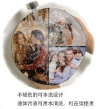 个性化圆形定制鼠标垫-可定制三张图片，防滑防水设计 (4)