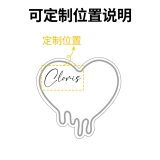 心形定制幻彩RGB镜面灯-浪漫氛围与个性表达的完美结合 (4)