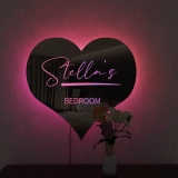 个性定制幻彩RGB心形镜面灯-室内浪漫氛围灯 个性定制幻彩RGB心形镜面灯-室内浪漫氛围灯