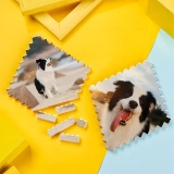 送给爱人的浪漫礼物-定制图案文字积木拼图,自定义单面印拼图摆件大棱形 送给爱人的浪漫礼物-定制图案文字积木拼图,自定义单面印拼图摆件大棱形