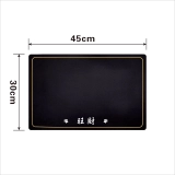 个性化刻字黑色宠物餐垫 防水防滑宠物用餐垫 (5) 个性化刻字黑色宠物餐垫 防水防滑宠物用餐垫 (5)