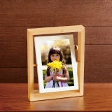 个性化定制原木色旋转相框摆件-创意家庭照片展示，定制专属回忆 (5)