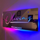 定制名字幻彩RGB镜面灯-个性化卧室装饰 (4) 定制名字幻彩RGB镜面灯-个性化卧室装饰 (4)