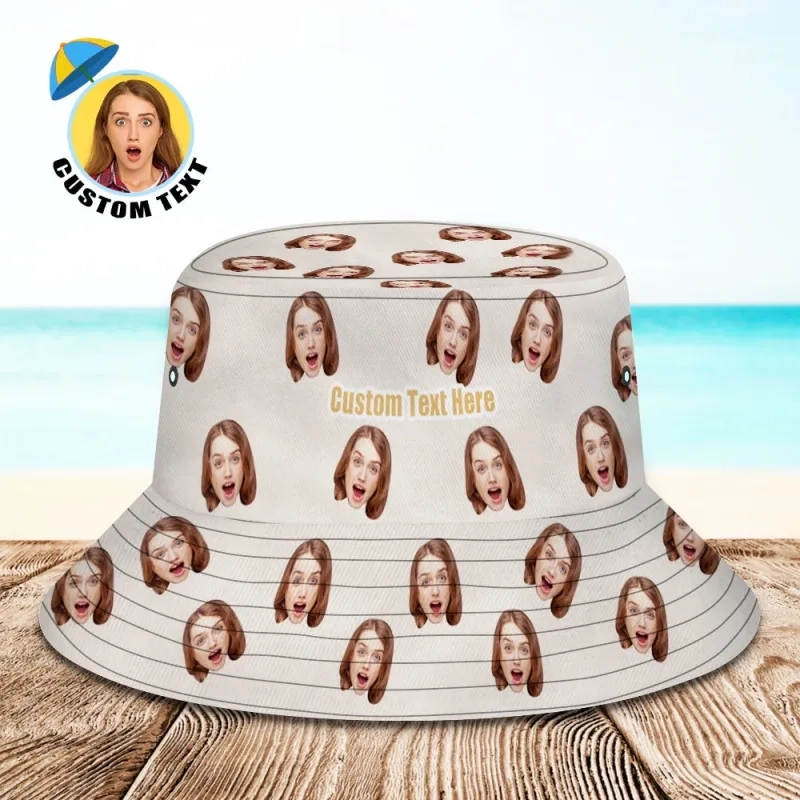 个性化定制渔夫帽-自定义照片设计夏季遮阳帽男女通用旅行沙滩帽 (2) 个性化定制渔夫帽-自定义照片设计夏季遮阳帽男女通用旅行沙滩帽 (2)