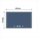 个性化刻字蓝色宠物餐垫 防水防滑宠物用餐垫 (3) 个性化刻字蓝色宠物餐垫 防水防滑宠物用餐垫 (3)