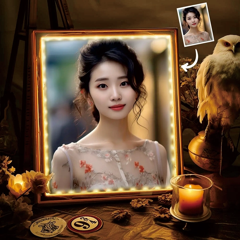 魔法世界定制LED发光相框-个性化照片摆饰 (2)