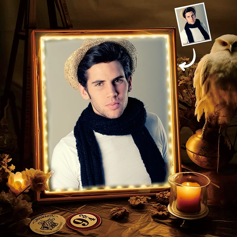 魔法世界定制LED发光相框-个性化照片摆饰 (4)