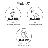 个性定制恐龙图案儿童房幻彩RGB镜面灯 (6)