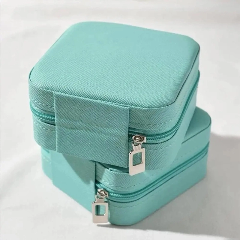 自定义蒂芙尼蓝珠宝收纳盒 高容量便携首饰盒(薄荷绿) (5) 自定义蒂芙尼蓝珠宝收纳盒 高容量便携首饰盒(薄荷绿) (5)