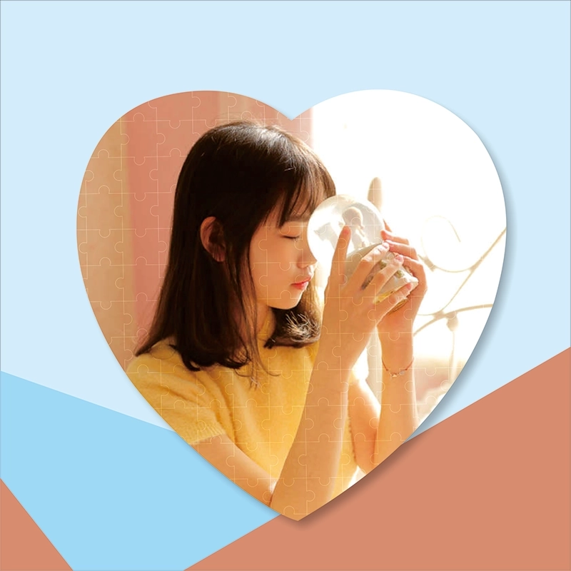 定制心形拼图75片 - 独特照片定制，完美礼品选择 (5)