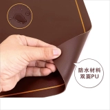 个性化刻字酒红色宠物餐垫 防水防滑宠物用餐垫 (4)