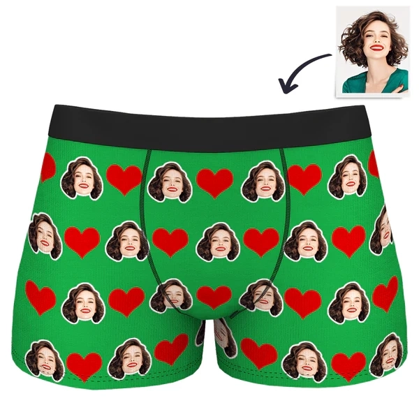 为男朋友心形定制平角生日礼物 - 5 种颜色 (3)